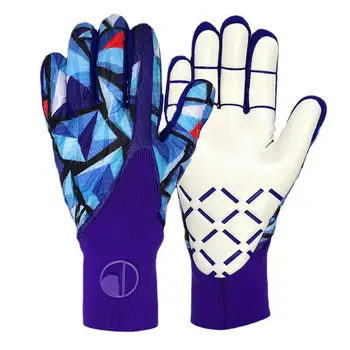Вратарские перчатки Футбольные перчатки профессионального качества с прочными захватами для ладоней, Дышащие Прочные вратарские перчатки для клюшек для гольфа