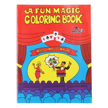 Книжка-раскраска для творческих трюков, игрушка-гримуар, книга заклинаний для детей/взрослых, прямая поставка