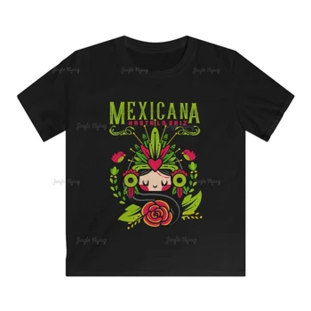 Испаноязычное наследие, Мексиканская детская одежда, Испанская рубашка, Детская футболка Hecho En Mexico