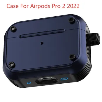 Бронированный чехол Для Airpods Pro 2 Luxury Airpod Pro 2022 с защитой от потери airpods 3 air pods 2 1 Аксессуары Для наушников Airpods Pro2 Чехол