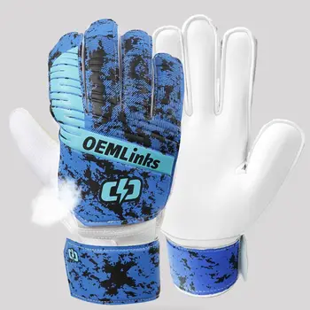 Отличные футбольные перчатки, износостойкие латексные футбольные тренировочные перчатки, красочные перчатки для тренировки вратарей на 6-10 штук