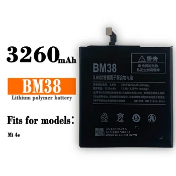 BM38 Аккумулятор для Xiaomi Mi Mix 4S Сменный литий-ионный полимерный Mi 4S Высококачественные сменные новые аккумуляторы