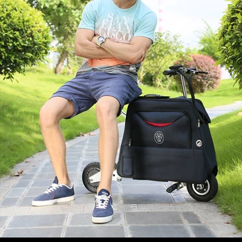 Электрический скутер, мужской и женский багаж, складной небольшой мини-багаж и чемодан, электромобиль