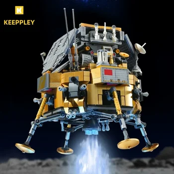Строительные блоки Keeppley Серии Aerospace Yutu Rover Луноход Китайская Аэрокосмическая Игрушка Обучающая Сборка Модель Орнамент Подарок