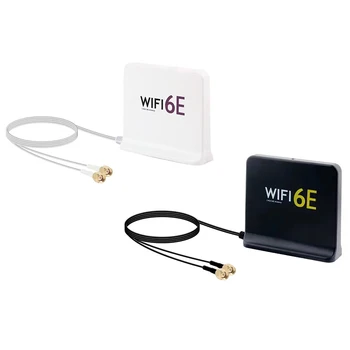 WIFI6E 2,4 G / 5G/ 6G Трехдиапазонный удлинительный кабель SMA Антенна Беспроводная Сетевая карта Маршрутизатор Магнитное всасывание