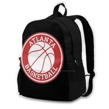 Спортивные фанаты Баскетбольного Университетского колледжа Атланты, Подростковый рюкзак для студентов колледжа, сумки для ноутбука, спортивные сумки для баскетбола, молодые 11 лет