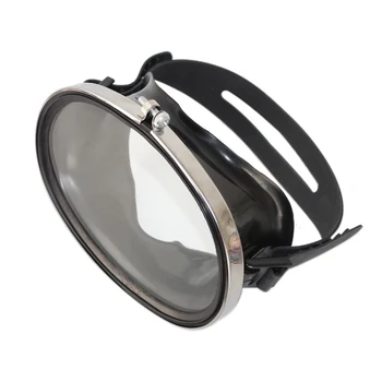 ELOS-Очки для подводного плавания с защитой от запотевания высокой четкости, линзы для очков в половину лица, Удобный зеркальный ремешок, аксессуары для плавания