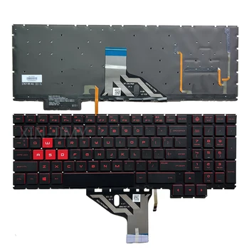 Клавиатура 15-CE US для HP Omen 15-CE000 15-CE010CA 15-CE020CA 15-CE030CA 15-CE051NR 15-CE011DX 15-CE015DX 15-CE018DX с красной подсветкой