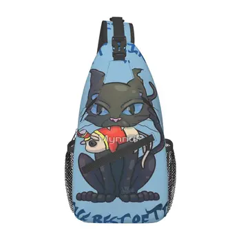 Нагрудная сумка Coraline Cat Модная Большая вместимость На каждый день Приятный подарок на заказ
