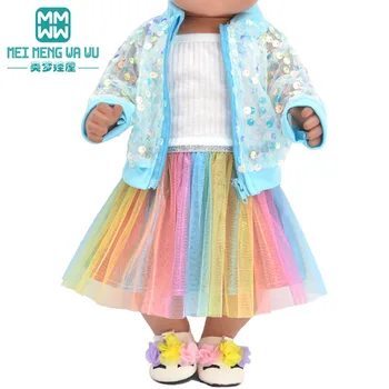 Кукольная одежда для 17-дюймовых кукольных игрушек, аксессуары для кукол American doll, модные куртки, кофточки, короткие юбки