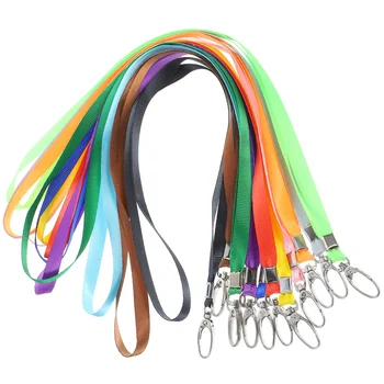 12шт ремешок для удостоверения личности, многоразовый шейный ремешок, подвесная веревка для бейджа, ремешок для ношения на шее в офисе.