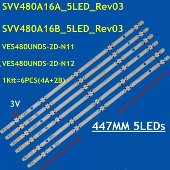 Светодиодная лента для 48HL555 48FX620F 48R6000F 48R6520F 48FB5000 48SC7600 VES480UNDS-2D-N11 N12 17DB48V15A 17DB48V15B LSC480HN08