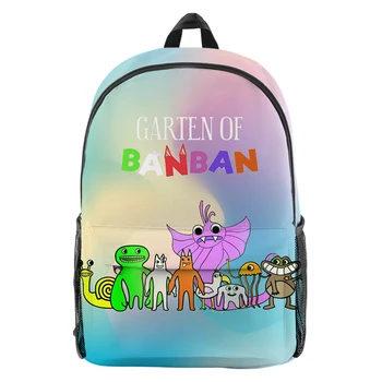 Детские игры Garten of Banban Рюкзак Студенческие школьные сумки с 3D принтом Детские рюкзаки Mochila Kawaii Bookbag Модный рюкзак