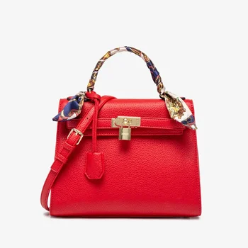 сезон 2023, новая мода, текстура большой емкости, красная свадебная сумочка, большая красная сумка.