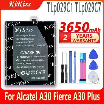 KiKiss Новый 3650 мАч TLp029C7 Сменный Аккумулятор для Alcatel 3C/для Alcatel 3V A30/ A30 Plus A30Plus Аккумуляторы для мобильных телефонов