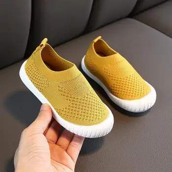 Дышащая спортивная обувь для мальчиков и девочек, кроссовки для малышей, Весенне-летняя детская обувь, Модные сетчатые повседневные детские кроссовки A896