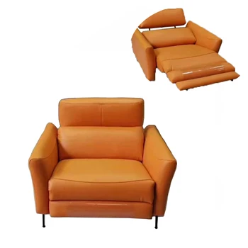 кресло из натуральной кожи высшего качества, диван cama, двойное электрическое откидывающееся сиденье, стулья для гостиной, функциональное кресло-кушетка