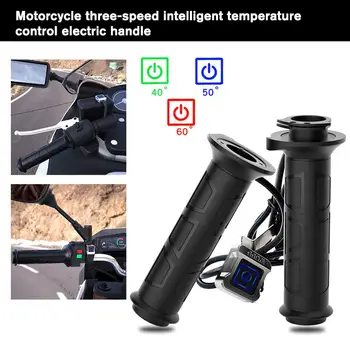 22 мм нагревательная рукоятка для квадроцикла Водонепроницаемый мотоцикл Накладки для рук с подогревом для мотоциклов Третьи части Рукоятки Регулирование G O5S3