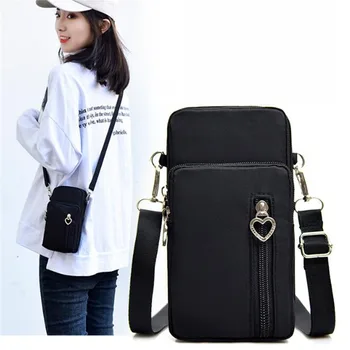 Универсальная сумка для мобильного телефона Samsung/Iphone/Huawei/Htc/Lg, чехол, кошелек, спортивная сумка на плечо, женская сумка для телефона