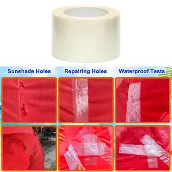 Лента для ремонта ткани тента, брезентовая лента для ремонта отверстий, ткань для покрытия