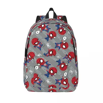 Супергерой Disney Человек-паук для подростков, школьная сумка для учебы, рюкзак для начальной школы, колледж на открытом воздухе