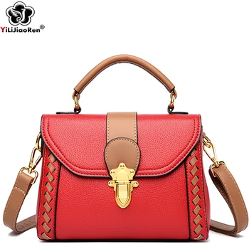 Модная Изысканная сумочка, Женские сумки через плечо, дизайнерская Женская сумка для рук, Высококачественная Кожаная сумка-мессенджер, Женская сумка через плечо