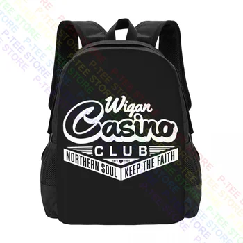 Wigan Casino Northern Soul Boy ColsBackpack Большой емкости Рюкзаки для одежды в мягкой обложке
